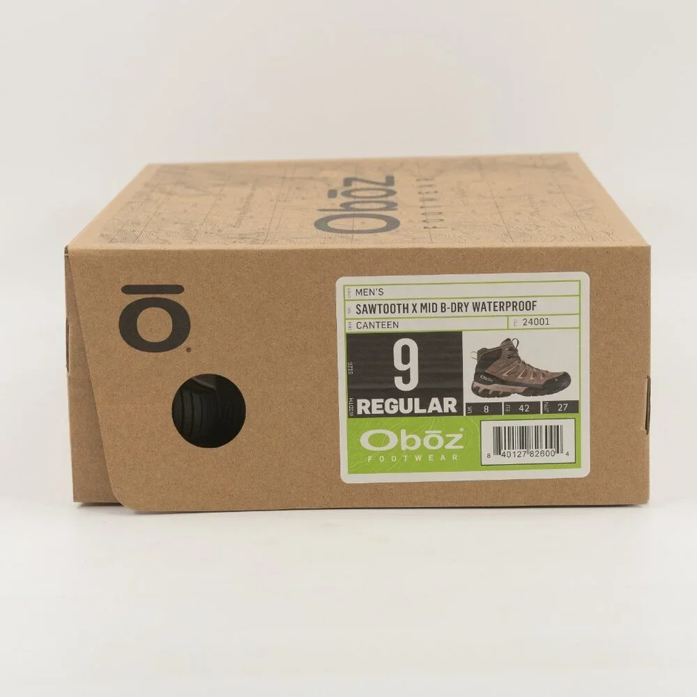 Oboz Sawtooth X Mid B-Dry Waterproof 'Canteen' 24001 Boot Multi-Size